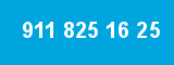 911 825 16 25